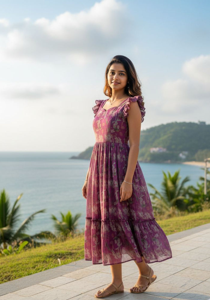 Chanderi Gown