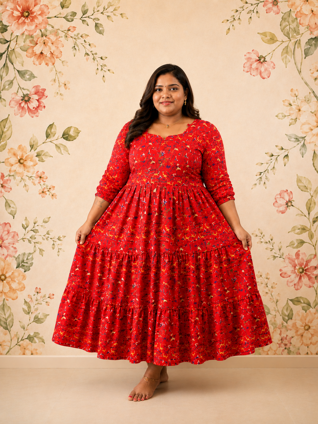 Plus Size 3 Tyre Maxi