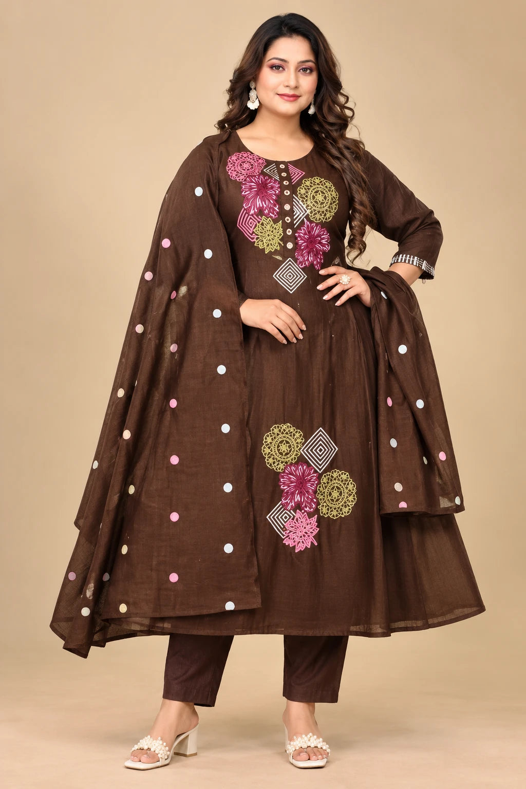 Plus Size Mulchantheri Emporidary Design