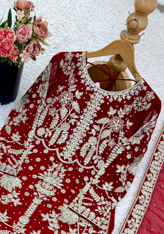 Designer Suit Three Piece Set