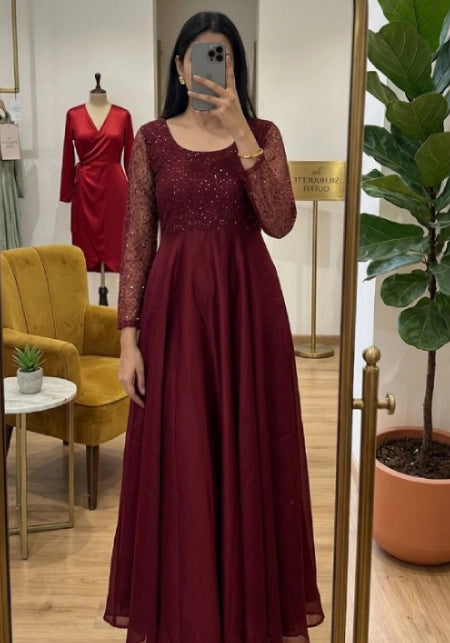 Georgette gown