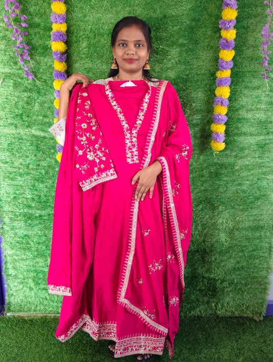 Plus Size Blooming Vizhitra Highneck 3pcs set