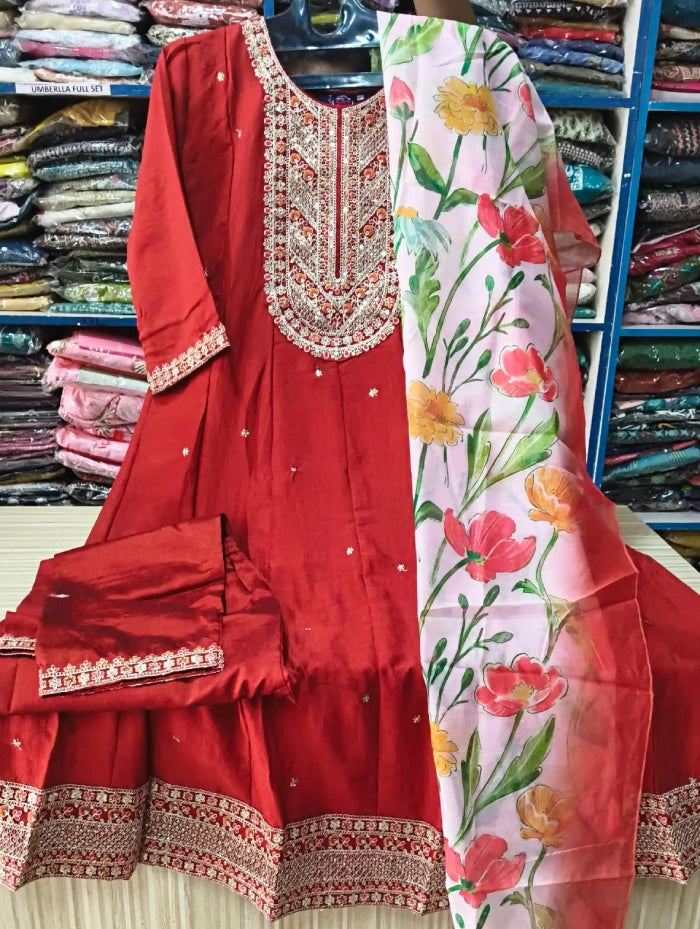 Vizhitra Silk 3pcs Set