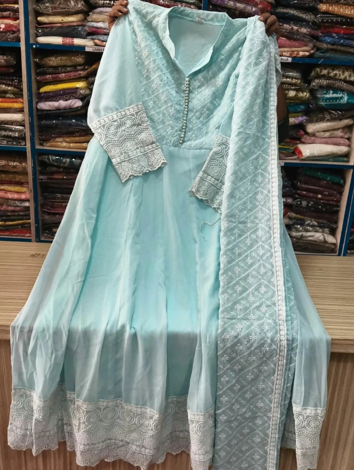 Georgette Anarkali 2pcs Set