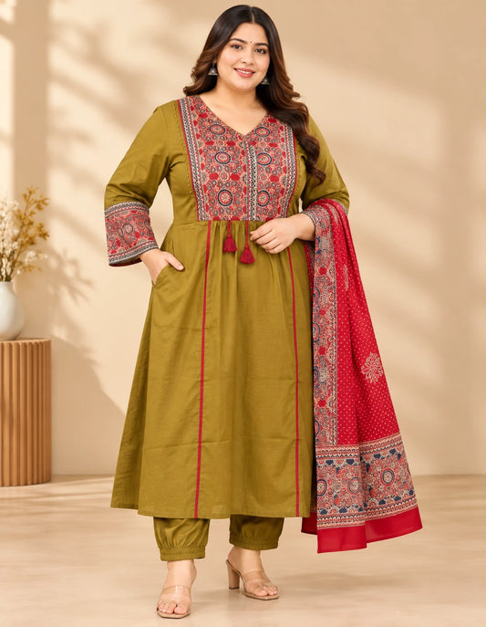 Dhabu Cotton 3 pcs Set