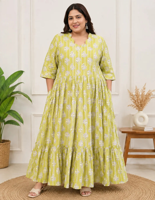 Plus Size Heavy Rayon frock
