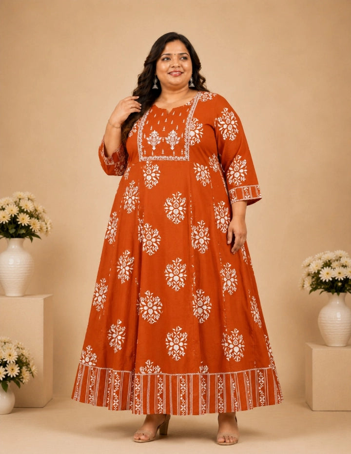 Plus Size Rayan Thread Barch