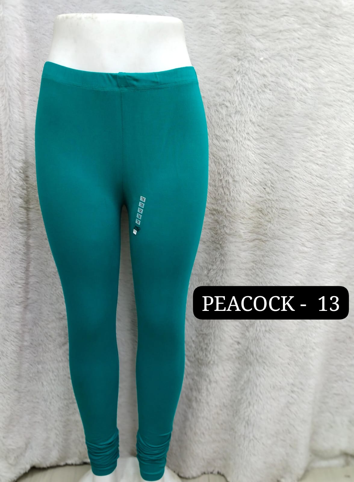 4 way Leggings & Nazmin Dupatta - Peacock