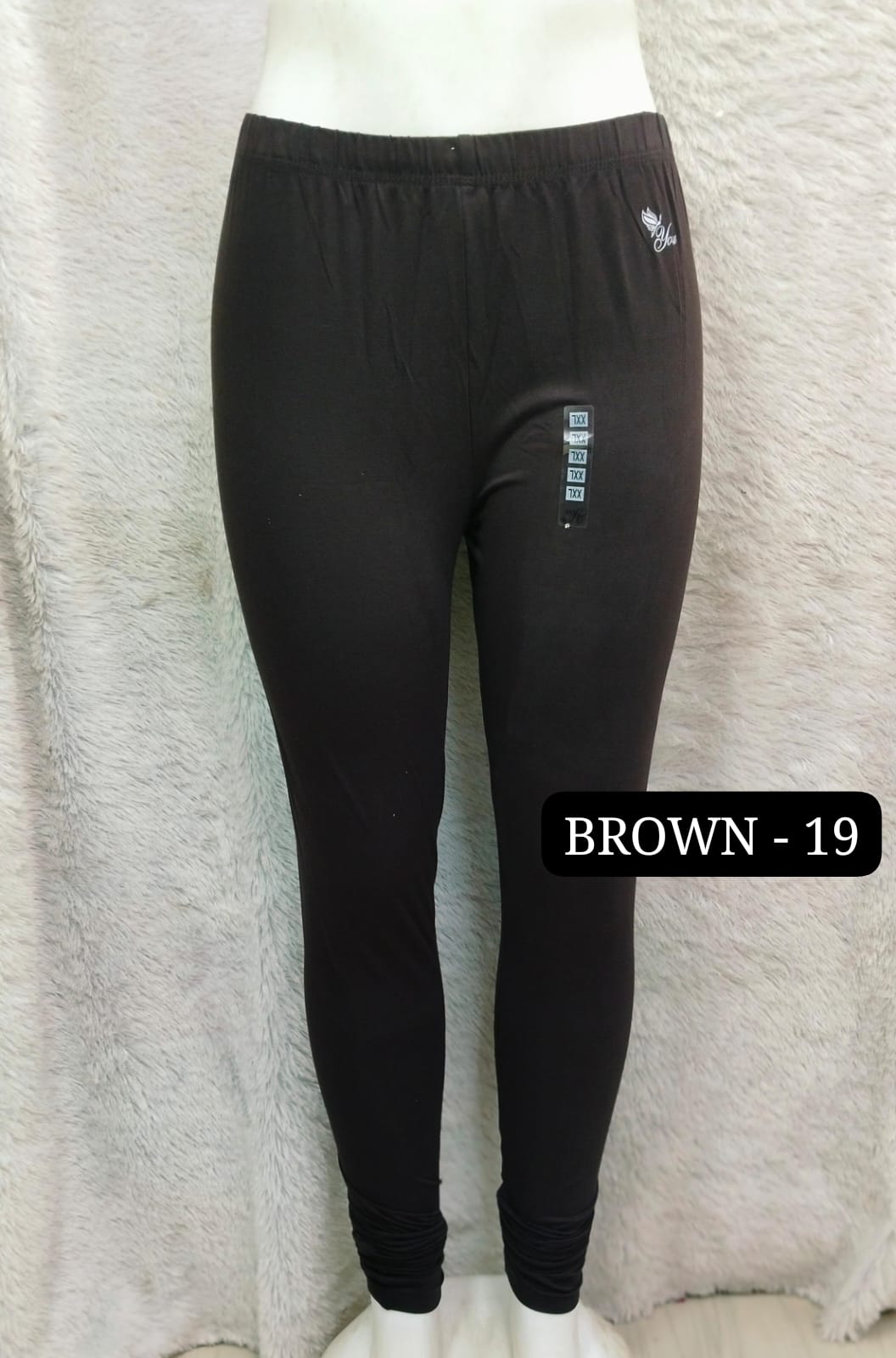 4 way Leggings & Nazmin Dupatta - Brown