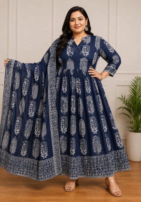 Cotton Panel Anarkali