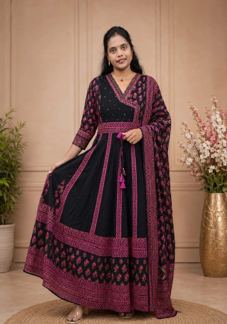 Jaipuri Cotton Panel Cut Anarkal