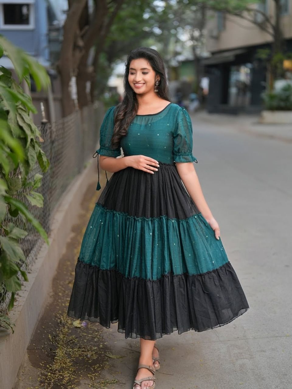 Plus Size 3 Tyre Frock
