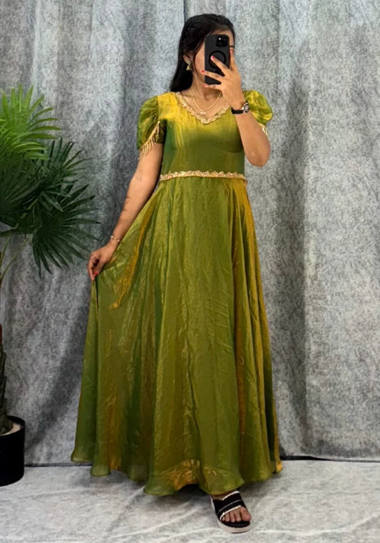 Space Silk Gown