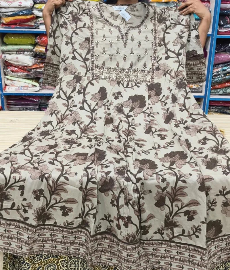 Plus Size Jaipur Umbrella Cotton