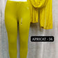 Plus Size 4 Way Leggings & Nazmin Dupatta - Set 1