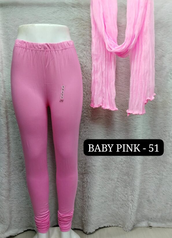 Plus Size 4 Way Leggings & Nazmin Dupatta - Set 1