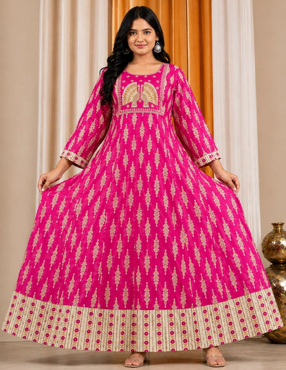 Plus Size Emporidary Peocock Design
