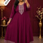 Plus Size Thread Work Anarkali