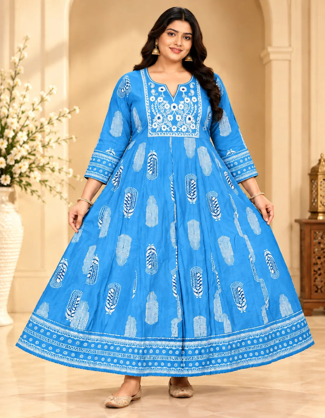 Plus Size Flower Patch Umberlla