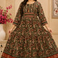 Plus Size Kalamkari Cotton Anarkali