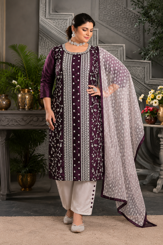 Plus Size Embroidery Work