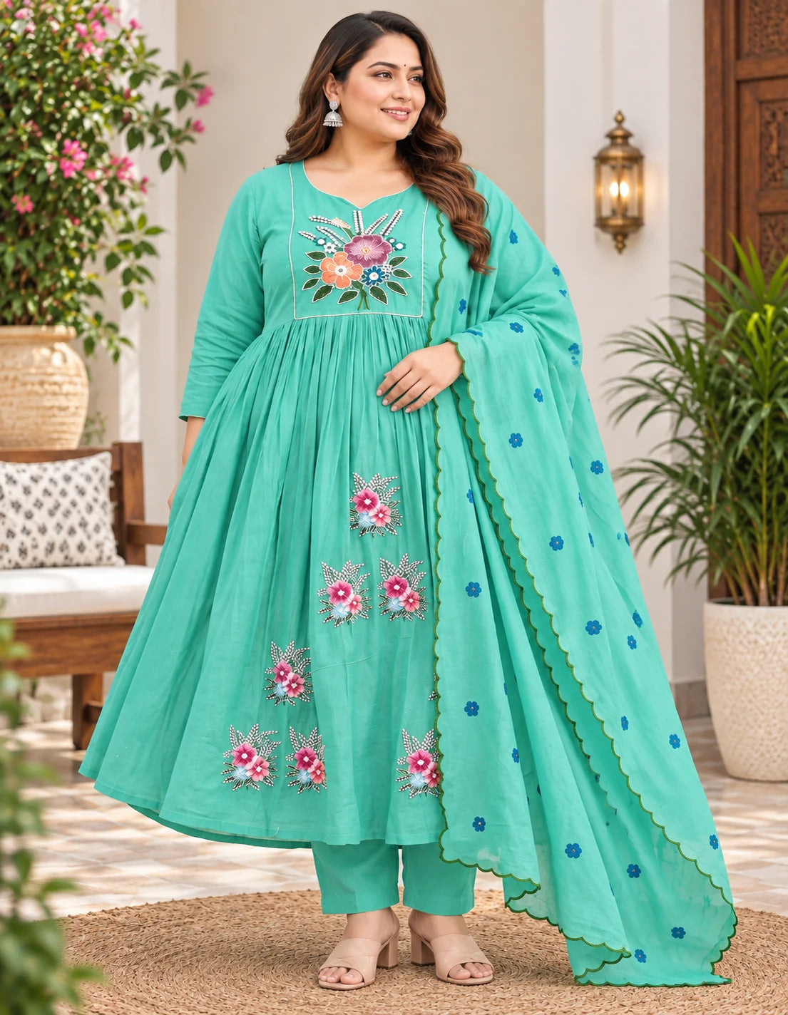 Plus Size Mulchantheri 3pcs set