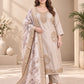 Plus Size Glass Silk Heavy work 3pcs Set