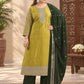 Plus Size Vizhitra Party Wear 3pcs Set Side Open