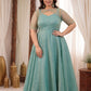 Plus Size Crunchy Silk With Over Jacket 3pcs Set