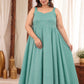 Plus Size Crunchy Silk With Over Jacket 3pcs Set