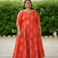 Plus Size 3 Tyre Maxi Cotton