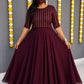 Plus Size 3 In One Model Vizhitra Silk