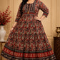 Plus Size Kalamkari Cotton Anarkali