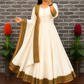 Plus Size Vizhitra Anarkali With Dupatta