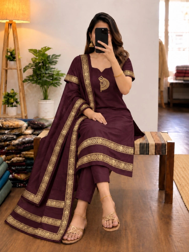 Chettinadu Cotton 2-Piece Set