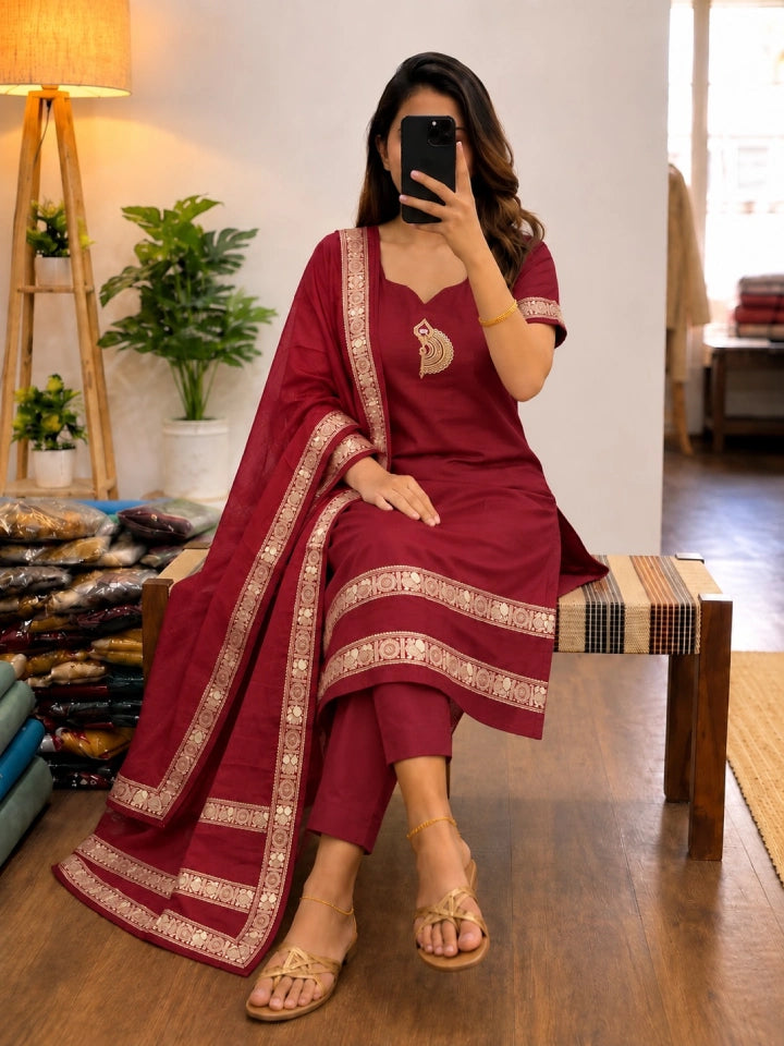 Chettinadu Cotton 2-Piece Set