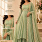 Choli model Vizhitra Silk