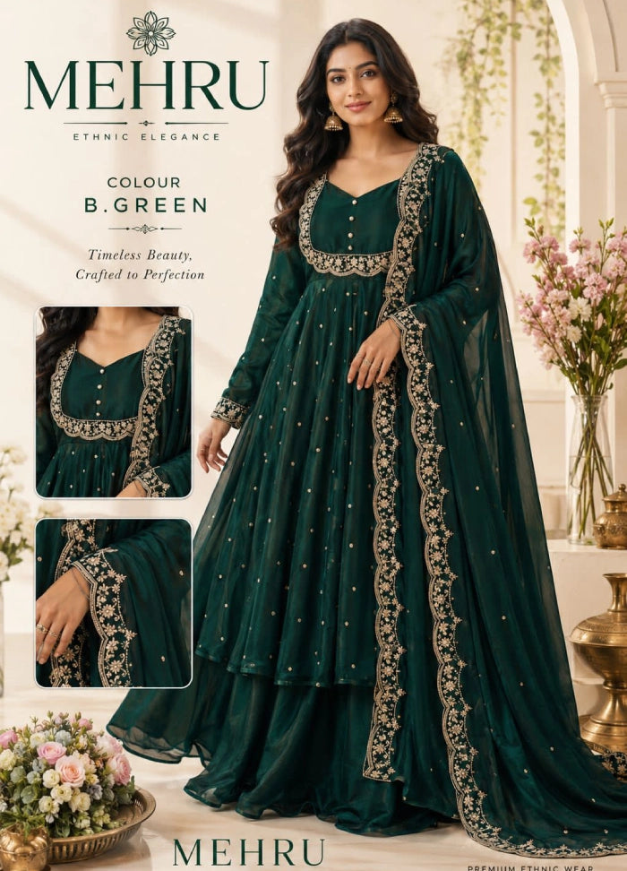 Choli model Vizhitra Silk