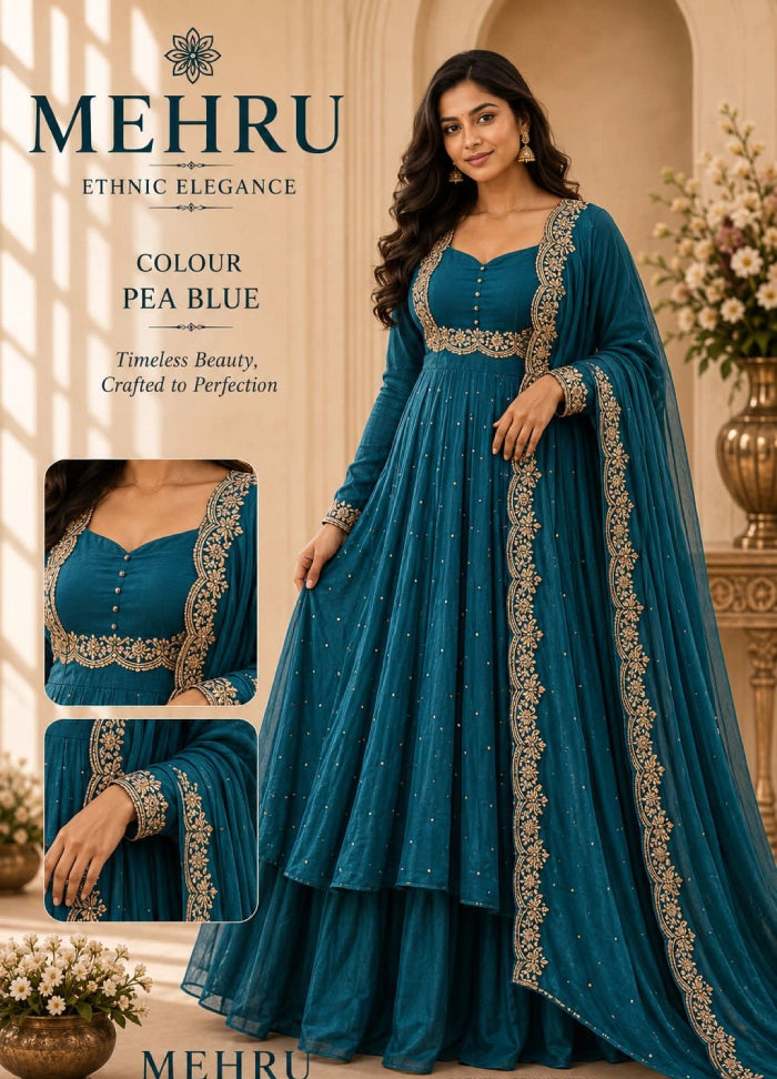 Choli model Vizhitra Silk