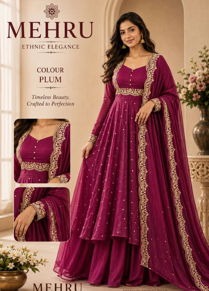 Choli model Vizhitra Silk