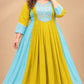 Plus Size Mulchantheri Dual Shadow Anarkali