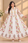 Plus Size High Neck Aquaba Anarkali