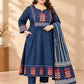 Cotton Anarkali 3pcs Set
