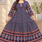 Plus Size Rayon Anarkali Aari work