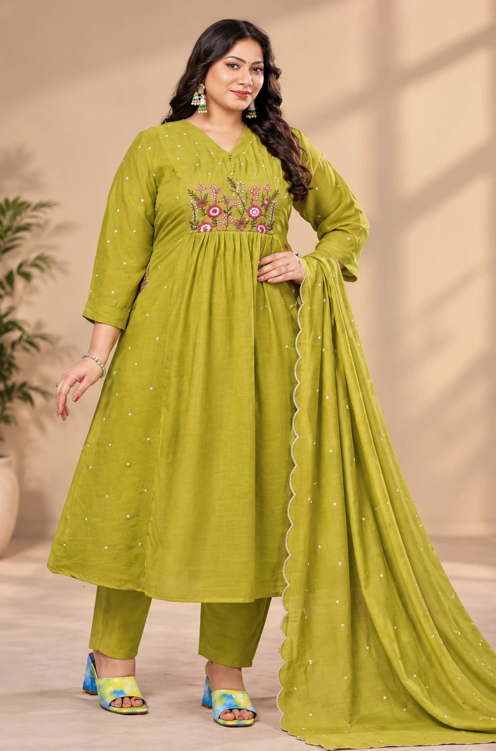 Plus Size Mulchantheri Thread Emporidary 3pcs Set