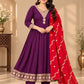 Kali Model Vizhitra Silk 3pcs Set