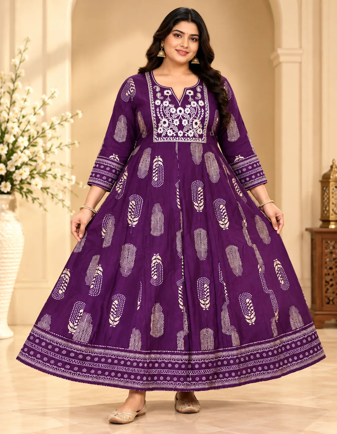 Plus Size Flower Patch Umberlla