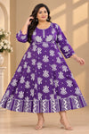 Plus Size Jaipur Umbrella Patch Work