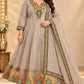 Plus Size Roman Silk Emporidary 3pcs Set