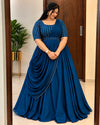 Plus Size Stone Rani 2pcs Set Vizhitra Silk